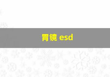 胃镜 esd